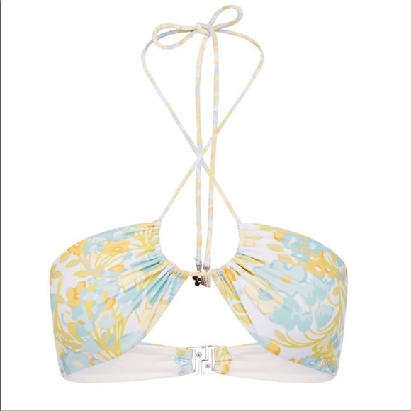 With‎ Jean Floral Bikini top size medium - Picture 1 of 7